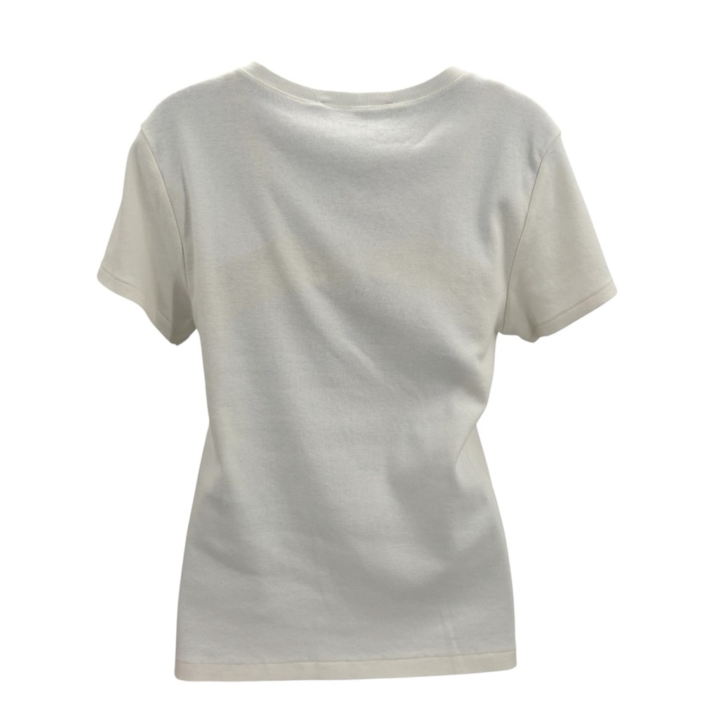 Ralph Lauren Sport White Cotton Jersey V-Neck T-Shirt Sz.XL - Picture 4 of 7